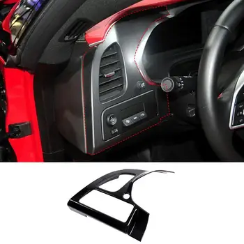 Para o Chevrolet Corvette C7 2014-19 Carro ABS posição de condução Lado Ventilação de Ar Condicionado Tomada de Cobertura Guarnição Adesivos de Carro Acessórios