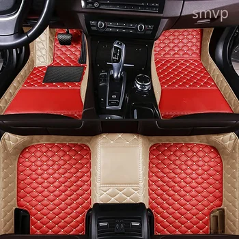 Carro Tapetes para Honda Accord IX 2017 2016 2015 2014 2013 Auto Interior de Couro, Tapetes Personalizado Estilo de Peças de Decoração Tapetes