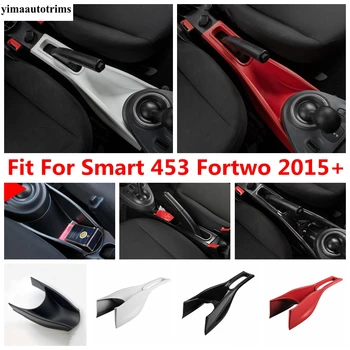 Para Smart 453 Fortwo 2015 - 2021 Carro Consola Central Com Apoio De Braço Da Caixa De Armazenamento De Recipiente Luva Organizador De Tampa Guarnição De Plástico Acessórios