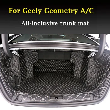 Para Geely Geometria C A 2020 2021 Tudo Incluído Tronco de Carro Tapete Protetor Anti-suja Auto Cauda Caixa Pad Estilo Interior Acessórios