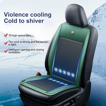 Do Carro 12V/24V Verão, o Ar Fresco Assento Com 10Fan VanFast Soprando de Ventilação Assento de Refrigeração Pat Ventilação da Almofada do Assento