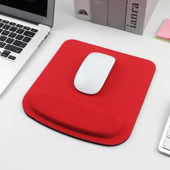 O Resto de pulso Mouse Pad Anti-derrapante Office Acessórios de Mesa em EVA Teclado Tapete de Computador Tapete de Mouse Pad Simples de Cor Sólida Escola de Motoristas