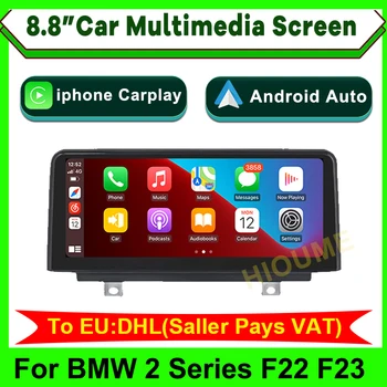 8.8 polegadas sem Fio Apple CarPlay Android Auto Car Tela Multimídia BMW Série 2 F22 F23 2013 - 2017 Original NBT sistema
