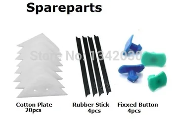 Todo o Conjunto Spareparts para 15-24mm de Dupla face limpe dupla tripla camada de limpador de vidro grosso limpe a janela de limpeza