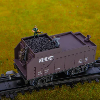 Comboio Ferroviário Acessório de Carvão do Caminhão de Transporte do Recipiente de Modelo Garoto de carros de Brinquedo Ferrovia Cena Layout Diorama Kits de 1Pcs