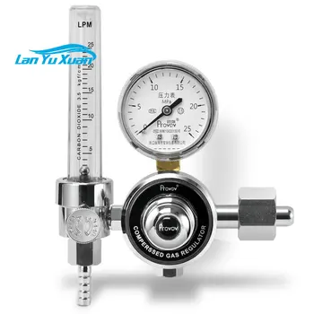 medidor de vazão de gás, válvula redutora de pressão, medidor de pressão YQB-731L, laboratório de gases de escape de detecção de instrumento de precisão