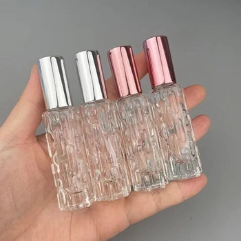 10ml de Vidro Reutilizável Frasco de Perfume Portátil Cosmético Vazio Pulverizador Atomizador Garrafa de Viagens