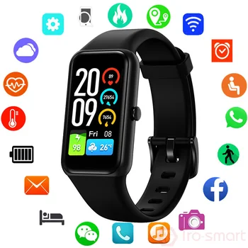 Xiaomi Smartwatch Homens Mulheres Esporte Relógio De Fitness Completa Da Tela De Toque Eletrônico Relógio Monitor De Frequência Cardíaca De Silicone Smart Watch