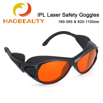 HaoBeauty Óculos de proteção para Laser 190-565nm & 820-1100nm OD4+ Escudo de Protecção, Óculos de Protecção Óculos