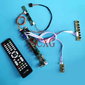 TV Analógica Painel LCD Controlador de Placa de Ajuste B101EW04 V0 B101EW03 V0 DIY Kit de 10.1