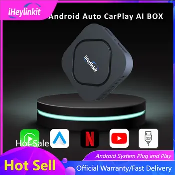 iHeylinkit Mini Smart Ai Caixa de Apple CarPlay sem Fio Android Auto de Saída HDMI Netflix, YouTube 4G LTE de GPS do Telefone Para Fios Jogo de Carro