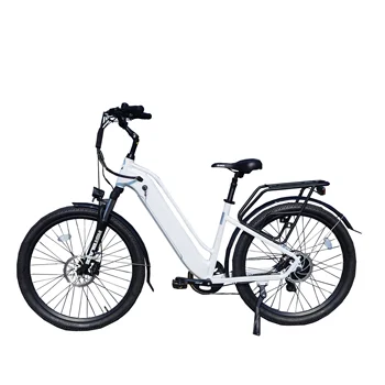 Novo Design Ebike 48V 14.5 Ah Escondidas Bateria Estrada de Bicicleta Passo Através de 27.5 Polegadas Cidade de Bicicletas Eléctricas para Suburbano