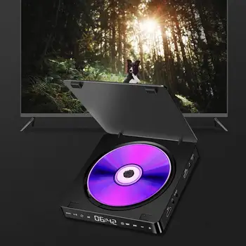 Alta Qualidade Retro Leitor de CDs Profissional Febre Portátil sem Perdas Estéreo Leitor de CDs alto-Falante USB Reproduzir CDs Player