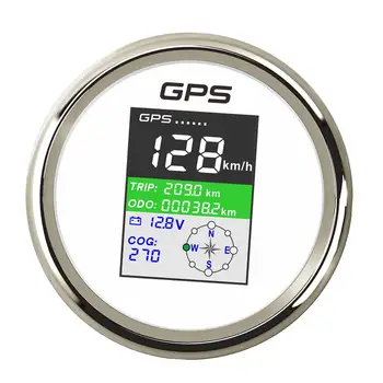Digital GPS Velocímetro 9-32 Luminoso Vermelho Odômetro para Carro Caminhão
