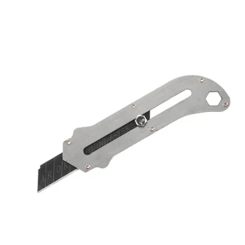 18mm de aço Inoxidável faca resistente durável da classe industrial, todo o aço papel de parede faca, faca de corte de papel