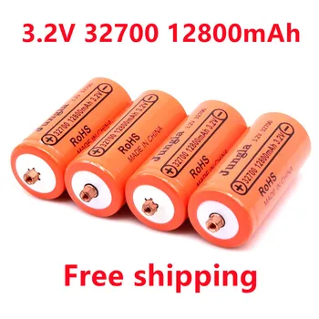 100% originale Batterie Recarregável lifepo4 32700 3.2 V 12800mAh de Lítio ferro Fosfato avec vis nouveau
