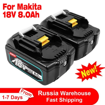 Makita 18V Ferramenta Bateria Recarregável BL1860 B 18V 6.0 AH Backup de Bateria para Makita 18V BL1860 BL1840 BL1850 com DC18RF de Carregamento