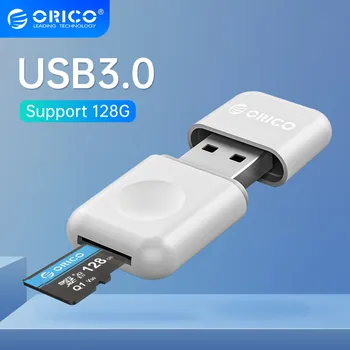 ORICO USB 3.0-Tipo C Leitor de Cartão OTG Micro TF Flash Inteligente Adaptador de Cartão de Memória Portátil Acessórios para Macbook Pro