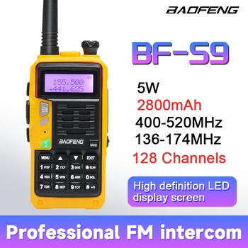 BAOFENG UV-S9 Mais V1 V2 Poderoso Portátil UHF VHF Banda Dupla de 16 KM de Longo Alcance Impermeável Walkie Talkie Presunto UV-5R Duas Vias de Rádio