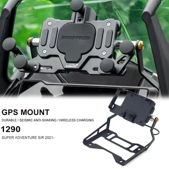 A NOVA Moto GPS Titular do Telefone USB e Carregador sem Fio de Navegação do Suporte de Montagem de Stand Para a 1290 SUPER ADV AVENTURA S R 2021 2022