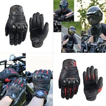 Motocicletas Luvas para Homens e Mulheres Dedo Completo telas sensíveis ao toque Moto Luvas para o Asfalto, Ciclismo Escalada de Motocross