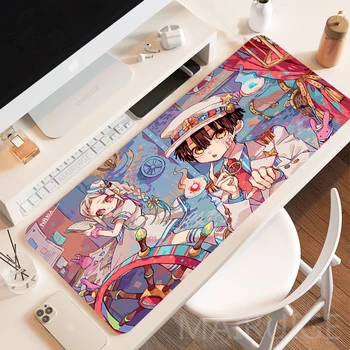 Hanako Kun Mouse Pad XXL Anime Acessórios de Jogos Playmats Gamer Teclado Grande MouseMat Kawaii Yashiro Nenê Balcão de Tapetes, carpetes, Tapetes,
