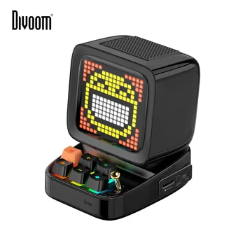 Divoom Ditoo Retro de Pixel Art Bluetooth alto-Falante Portátil Relógio Despertador DIY LED Placa de vídeo Presente de Aniversário, Decoração Home