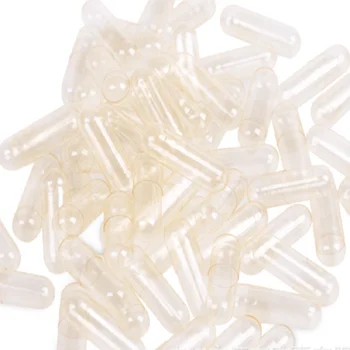 4#vazia cápsulas 10000pcs Clara Transparente rígido gelatina vazio cápsulas tamanhos 4 unidos ou separados de Caso para o Pó,Grânulos