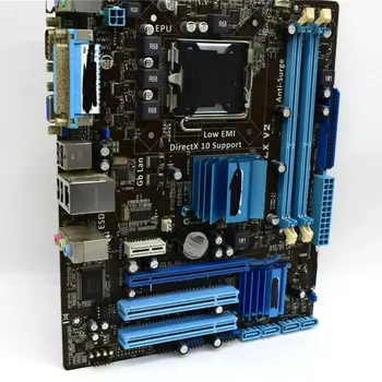 Quente P5G41T-M LX V2 placa-Mãe DDR3 8GB LGA 775 Soquete de CPU de Duplo Canal de Memória compatível com HDMI+VGA Interface placa-mãe Atacado