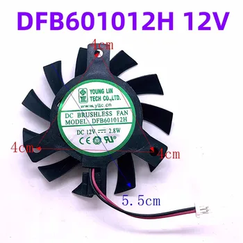DFB601012H 12V 2,8 W Para o Router de Controle Industrial da Placa Principal Placa Gráfica Fã de Diâmetro 55 mm diâmetro do Furo de 40mm