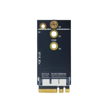 1PCS NGFF M. 2 Chave A/E Adaptador de Cartão de Placa de Rede sem Fio Adaptador de Cartão para BCM94360CS2 BCM94360 BCM943224 Placa de Rede