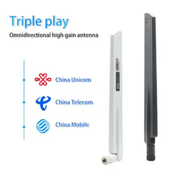18dbi Completo-band 3G 4G 5G de Dobramento Antena Omnidirecional de Alto Ganho 600-6000MHz Placa de Rede sem Fio Wifi Router Sensibilidade