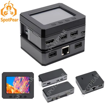 Raspberry Pi POD Caso de 2,8 polegadas LCD módulo de expansão POD Hub USB Módulo POD Kit para Zero/Zero 2 W