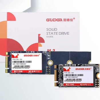 GUDGA SSD M2 Sata 2280 2242 128GB 64GB M. 2 NGFF Sólido Interno Estados disco HDD Disco Rígido para Desktop Computador Portátil Acessórios