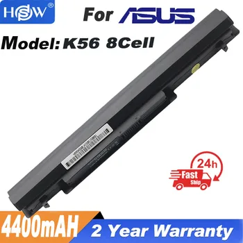 4400mAh 8 Células de bateria para Asus A31-K56 A32-K56 A41-K56 A42-K56 K56C K56CA K56CB K56CM K56V A56C A56CM A56V frete grátis