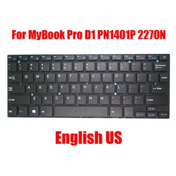 Laptop Substituição do Teclado Para Axioo Para MyBook Pro D1 PN1401P 2270N (6H9) (6S1) (6S2) inglês NOS Preta Sem Moldura Novo