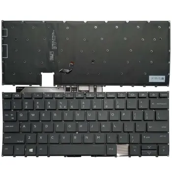 Novo Teclado Retroiluminado Para HP EliteBook X360 1030 G7 1030 G8 da Série inglesa Preto