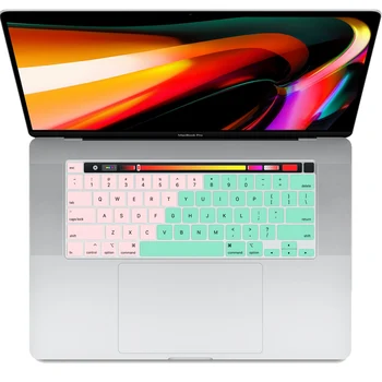 Tampa do teclado para a Pele do MacBook Pro de 16 2020 2019 A2141 para o MacBook Pro De 13 M2 2023 2022 2021 2020 A2338 A2289 A2251 com Toque de IDENTIFICAÇÃO