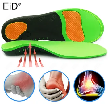 EiD Plus size de Alta Qualidade, EVA Órteses Palmilha Para sapatos ortopédicos único Palmilhas Planas Pés Arco de Apoio Para Homens, Mulheres Sapato Almofadas