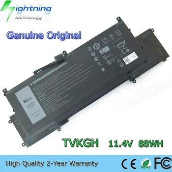 Novo original Original TVKGH 11.4 V 88Wh Laptop Bateria para Dell Latitude 9510 2-em-1 Série 31CP4/63/83-2