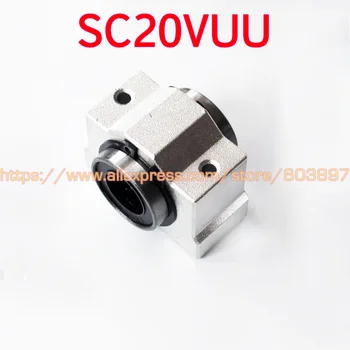 20mm de rolamento de bucha SCV20 SCV20UU SC20V SC20VUU linear bloco de rolamento, bucha do mancal para eixo de 20mm ferroviário