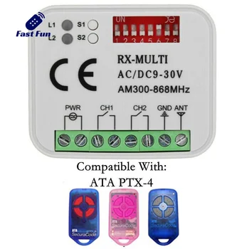 RX Multi Universal 2-Ch. O receptor. Compatível com ATA Controles Remotos